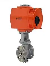 Exd II Bt4 Взрывостойкий электрический шаровой клапан с флангером 0