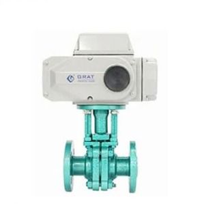 Flange Connection Electric DN15 Ball Valve Fluorine Ball Valve с электрическим актуатором