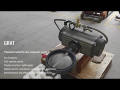 Пневматический клапан бабочки (взрывостойкий)