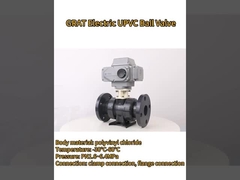 UPVC шаровые клапаны для кислотных и щелочных растворов.