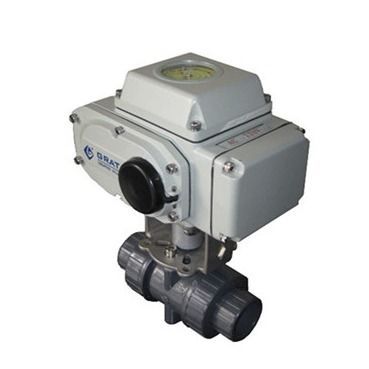 IP67 DC24V Dn50 Электрический шаровой клапан CPVC с обратным сигналом включения и выключения