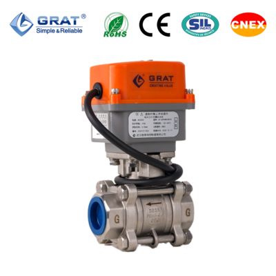 Smart DN25 Motorized Ball Valve with IoT Connectivity for Remote Monitoring and Control in Water Treatment and HVAC Systems